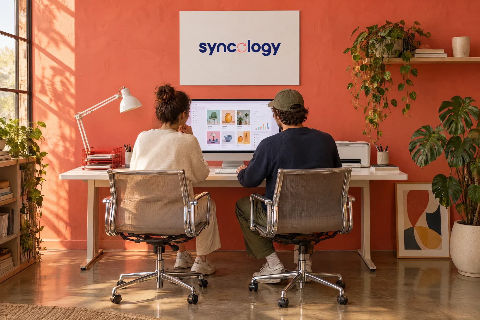 Equipo de Syncology trabajando en el estudio